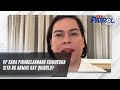 VP Sara pinabulaanang kumukuha siya ng armas kay Quiboloy | TV Patrol