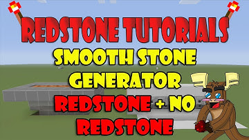 Smooth Stone Generator No Redstone + Redstone "Tutorial" (Minecraft Xbox 360)
