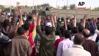 Helicopter believed to be carrying Morsi leaves court; Morsi supporters clash with police