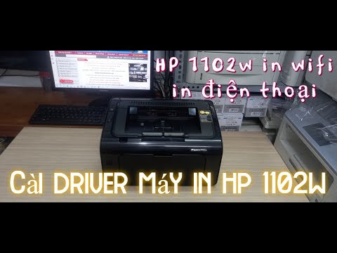 Hướng dẫn cài driver máy in HP 1102w | Cài driver wifi máy in HP 1102w 2023 mới nhất