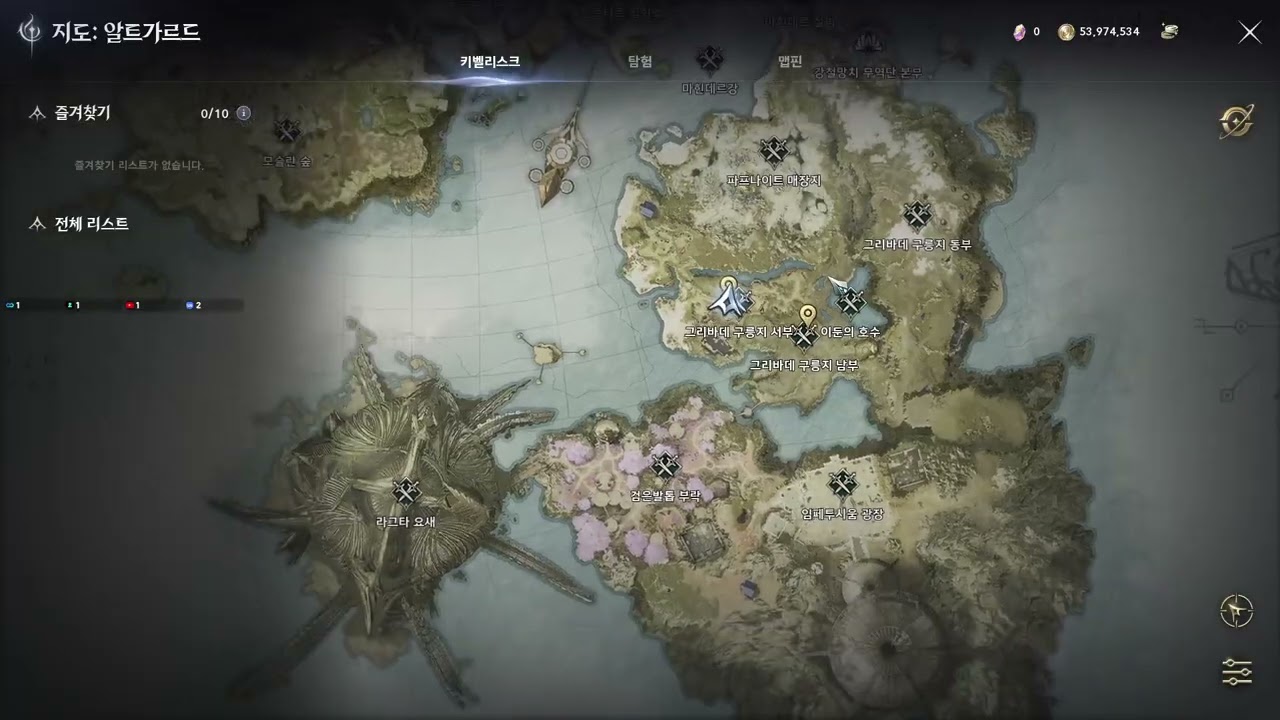 아이온2  팻 위치 마족땅 야성 길들인 칼니프 많은 곳