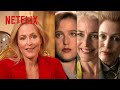 Gillian anderson breaks down her most iconic looks  netflix