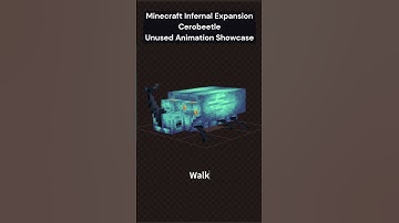 Minecraft Infernal Expansion Cerobeetle Unused Animation Showcase