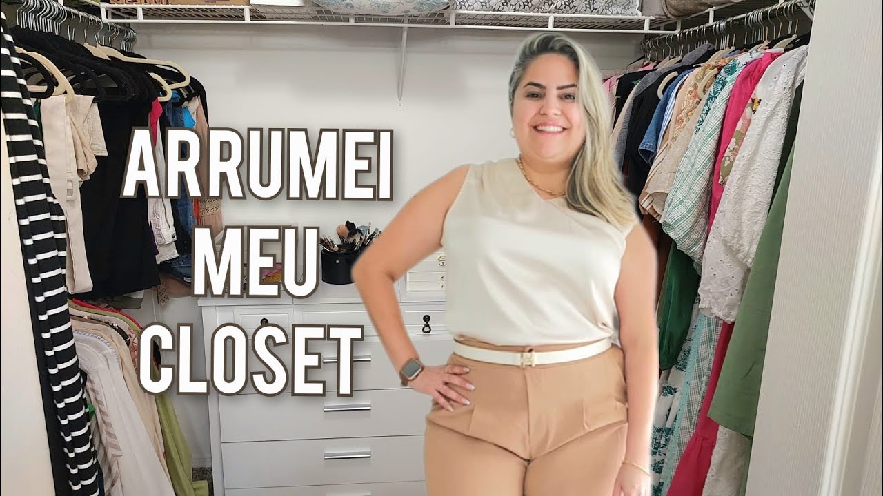 Organizando meu Closet porque estava uma baguncça + DOSSIER.CO - YouTube