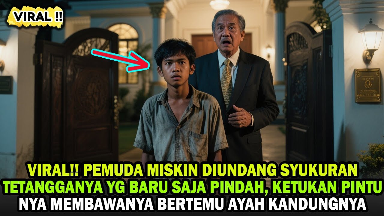 VIRAL!! DIUNDANG  SYUKURAN TETANGGA BARU, PEMUDA MISKIN SYOK TETANGGA BARUNYA TRNYTA AYAH KANDUNGNYA