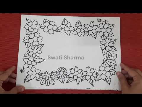 20+ Handrawn Frames, Drawing Ideas for Grade 4 and 5, Bullet Journal, Scrapbooking elements