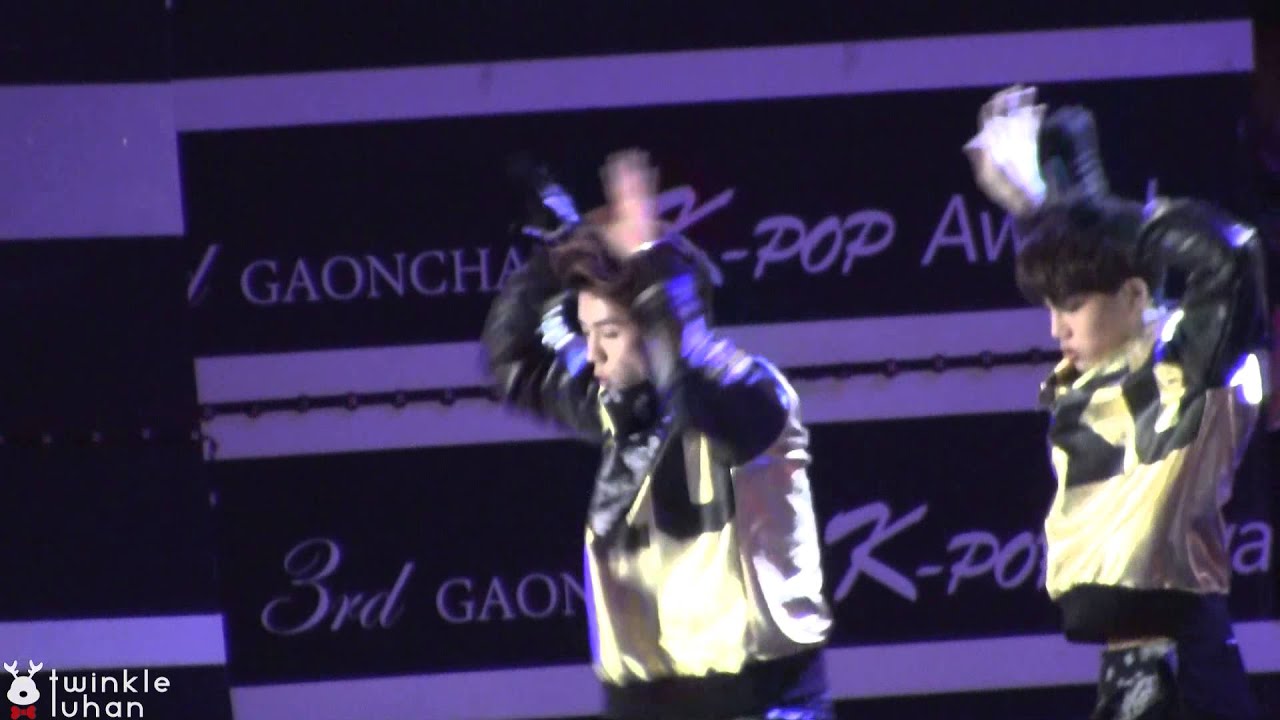 140212 가온차트 K-POP 어워즈 EXO 늑대와 미녀 LUHAN focus