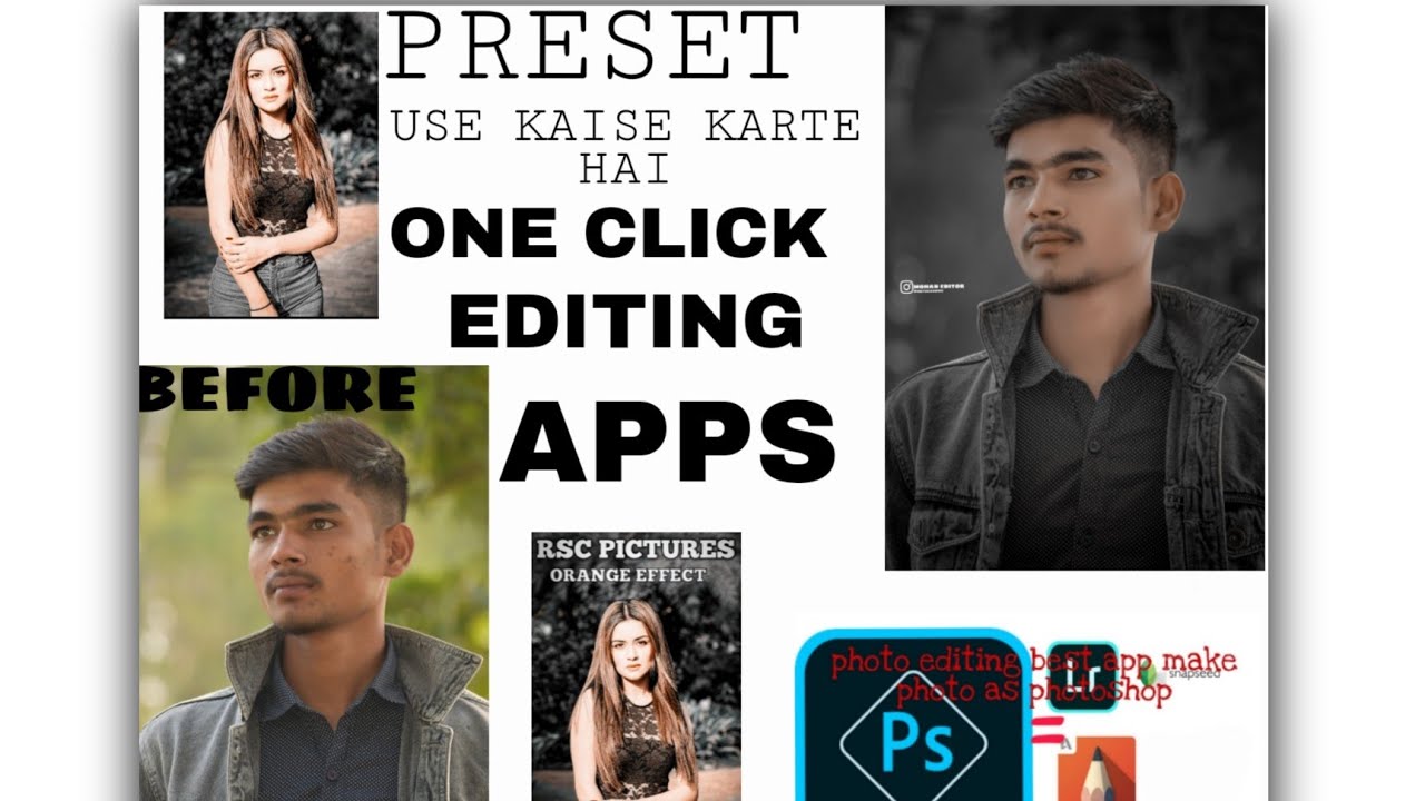 PRESET USE KAISE KARTE HAI ONE CLICK PHOTO EDITING FAST PHOTO EDIT
