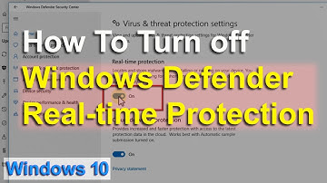 How to Turn OFF Windows Defender Real time Protection in Windows 10 🔥🔥🔥