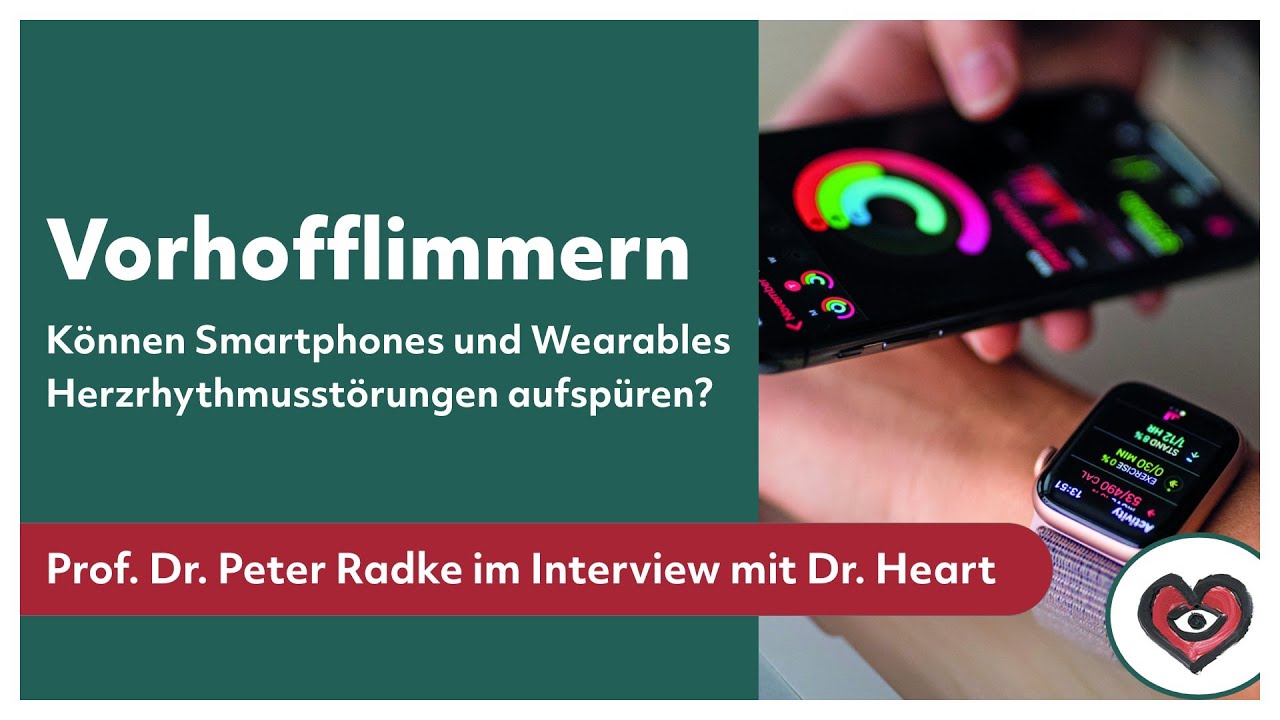 Vorhofflimmern – Können Smartphones und Wearables Herzrhythmusstörungen aufspüren?