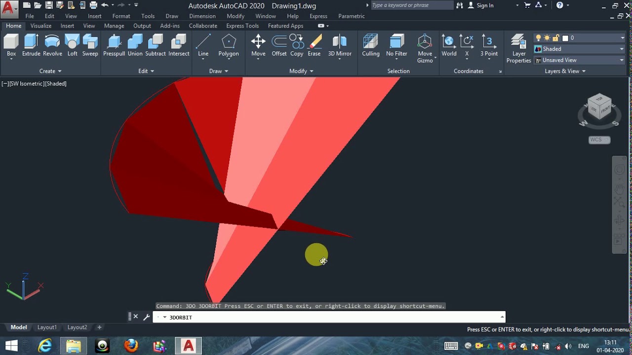 Surface Command Autocad Ruled surface command autocad 2020 in hindi - YouTube