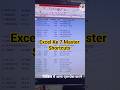 The Excel Shortcuts That Changed My Life #excel