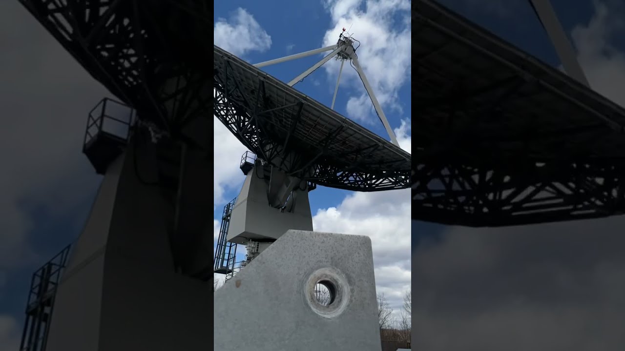 Moving A 21 Meter Space Satellite Antenna At Morehead State University