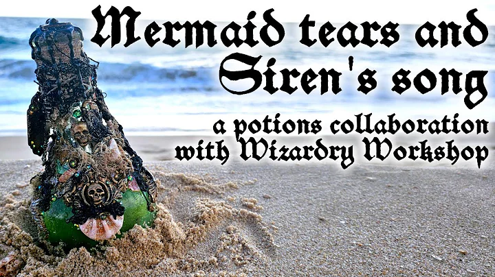 Mermaid and Siren Potion Bottle DIY | A Collab with @wizardryworkshop #mermay2024 #mermay