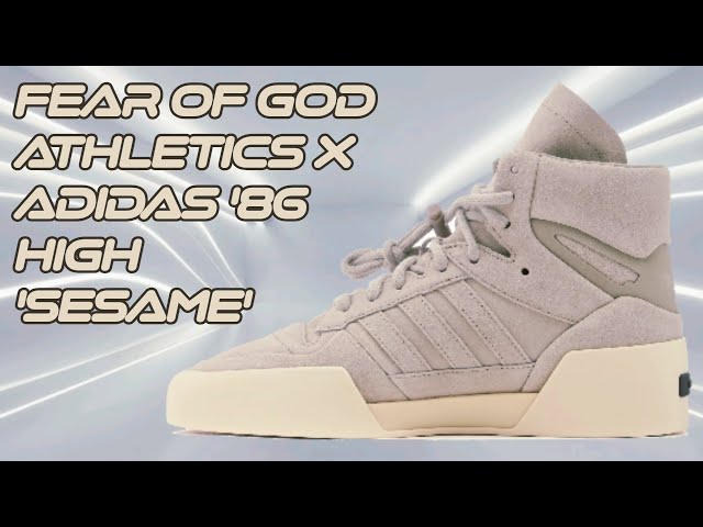 FEAR OF GOD Athletics x adidas '86 High 'Sesame' Review - YouTube