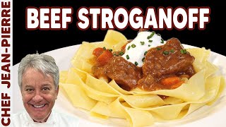 Beef Stroganoff or Stroganov?! | Chef JeanPierre