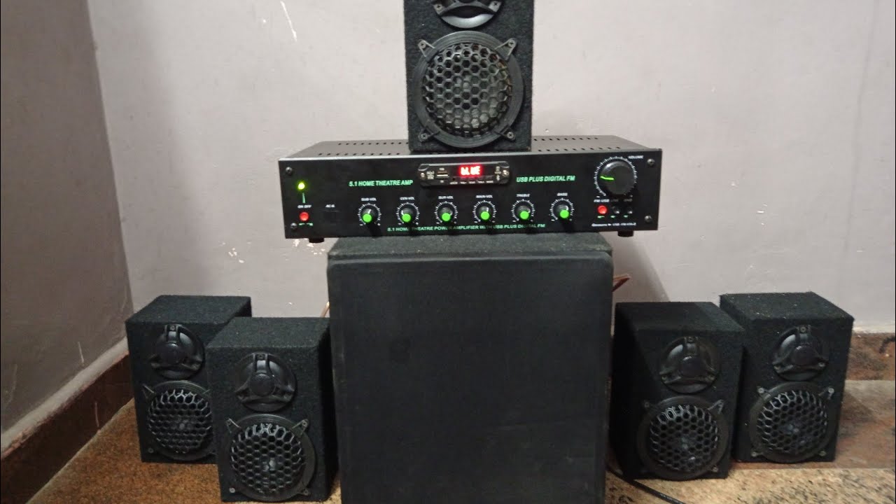 5.1 Assembled home theatre YouTube