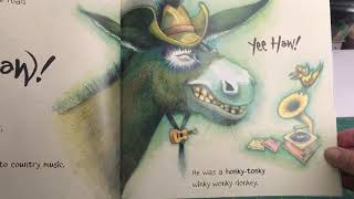 Mema reads the wonky donkey