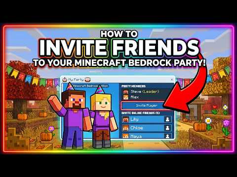 How To Invite Friends To Your Minecraft Bedrock Party!