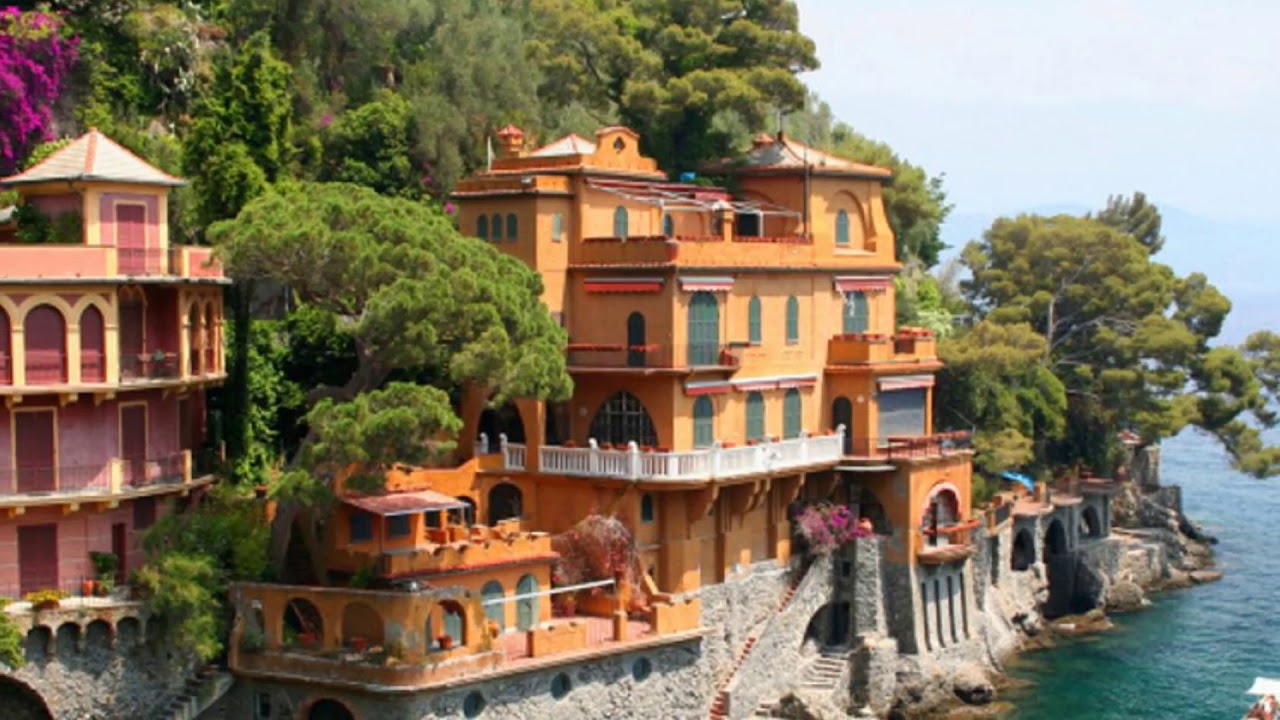 Download Beautiful Houses In Portofino Italy Wallpaper | Wallpapers.com