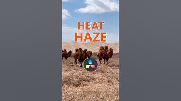 Heat Haze Effect in DaVinci Resolve 🔥 | Cinematic Edit #videoediting