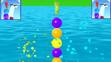 Stack Rider Gameplay New Update All Levels (iOS/Android) Levels #100