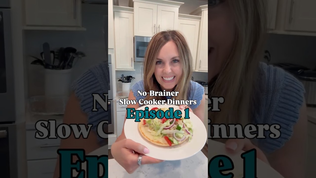 No Brainer Slow Cooker Dinners, Episode 1: Slow Cooker Greek Chicken from SixSistersStuff.com