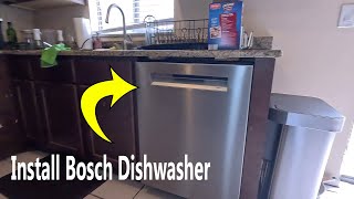 How to Install Bosch 800 Series Dishwasher