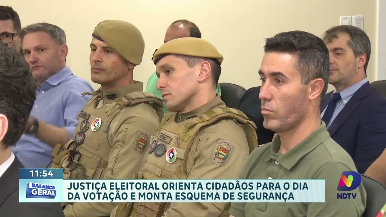 Justiça Eleitoral orienta eleitores sobre votação e segurança em Chapecó