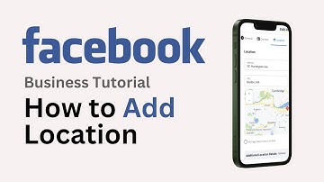 How to Add Location to Facebook Business Page (2024)