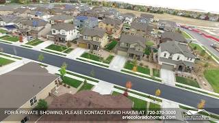 Flatiron Meadows Subdivision, Erie CO, Aerial Tour