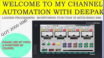 Ladder Monitoring in Mitsubishi HMI GOT2000: A Comprehensive Guide"