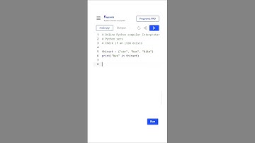 Check if an item exists #python #sets  #pythonsets  #programming #coding #ai #viral #shorts #trend