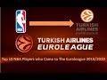 Top 10 NBA Players Who Came To The Euroleague This Season 2019/2020