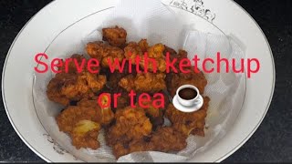 Crispy Cauliflower Fry Recipe😋 |Easy Homemade Gobi Pakoda 