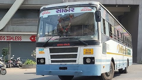 DIFFERENT DIVISION GSRTC BUSES DEPARTING FROM RAJKOT BUSPORT