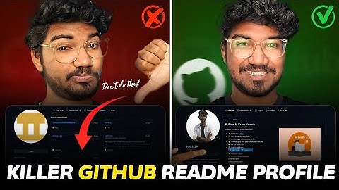 How to Create Killer GitHub Readme Profile 2025 (Step By Step) | Tamil