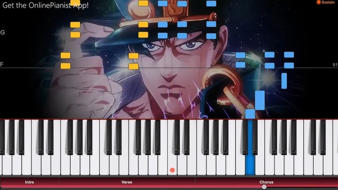 Traitor's Requiem from Jojo's Bizarre Adventure - Medium Mode [Piano  Tutorial] (Synthesia) 