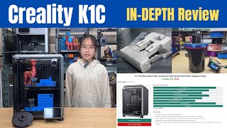 Creality K1C 3D Printer: indepth review, testing with Nylon Carbon Fiber, ASA, TPU, PETG+, PLA PRO