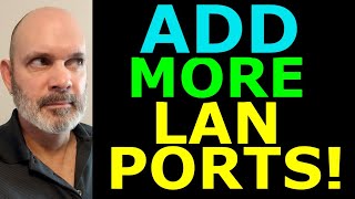 Add More LAN Ports To Your Router Using An Old Router (HACK)