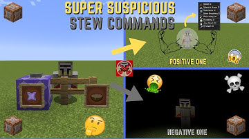 Command Block Tutorial #200: Super Suspicious Stew Commands in Minecraft (1.20+)