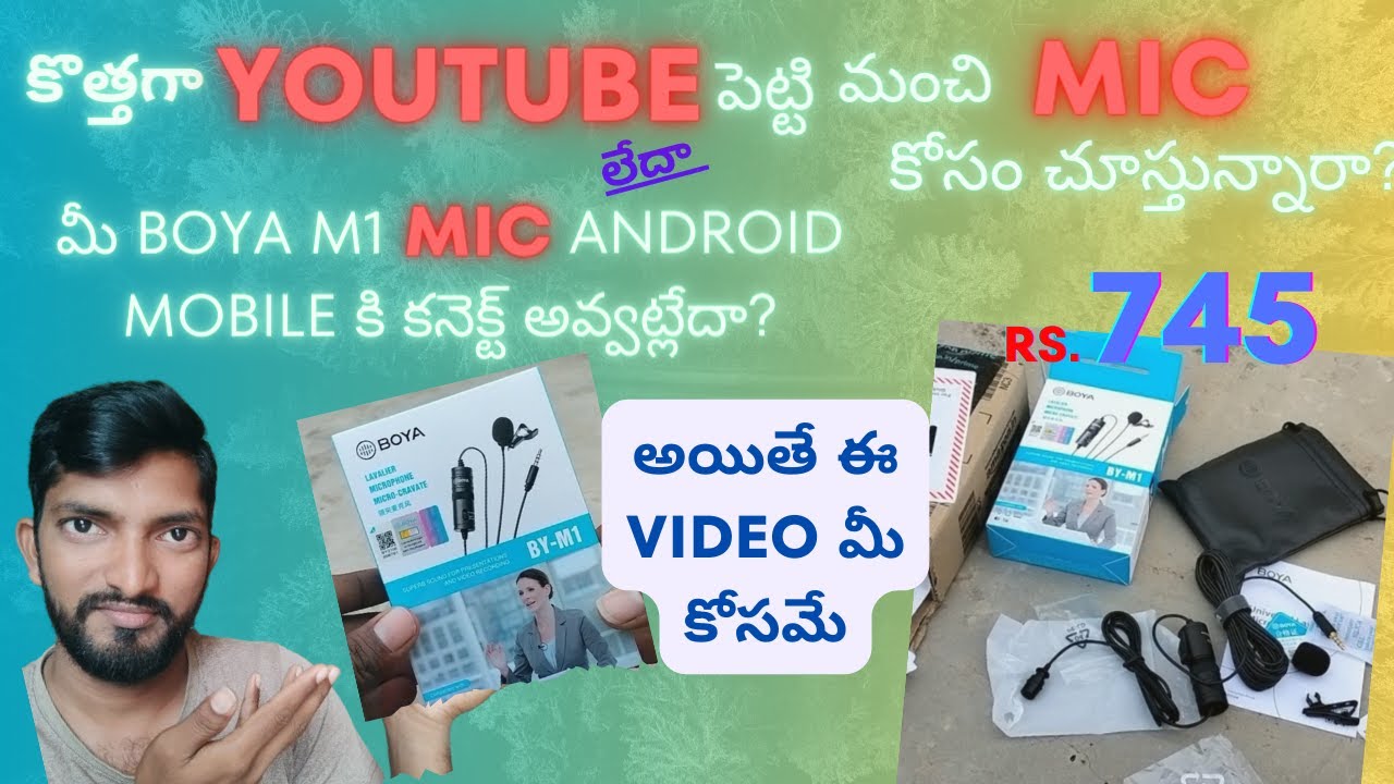 BOYA M1 Micropgone Unboxing Why Boya M1 Mic Not Connecting To Android boya-m1-micropgone-unboxing-why-boya-m1-mic-not-connecting-to-android