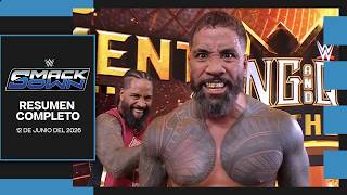 WWE SmackDown 12 Junio 2026 - Resumen Completo en Español