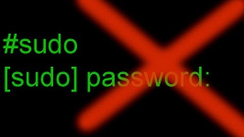 Reparación errores y problemas con sudo