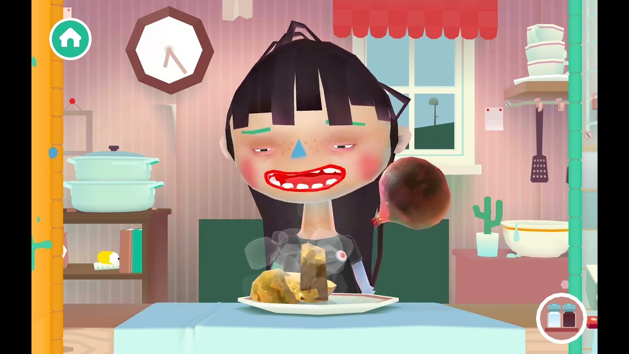 Make an onion boil with me!😋 in [Toca boca Jr]