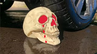#24 car vs skull  | car crushing | crushing crunchy | Crushing Crunchy & Soft Things by Car! screenshot 4