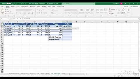 Excel Assessment Simulation Test -- Video Solution 1