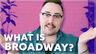 What is Broadway vs Off-Broadway?