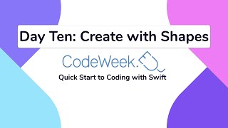 The Code Hub: EU Code Week 2020: Day Ten - Create with Shapes