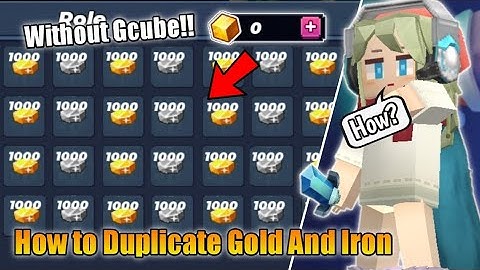 How to Duplicate Gold and Iron Without Gcubes!! - Blockman Go Bedwars